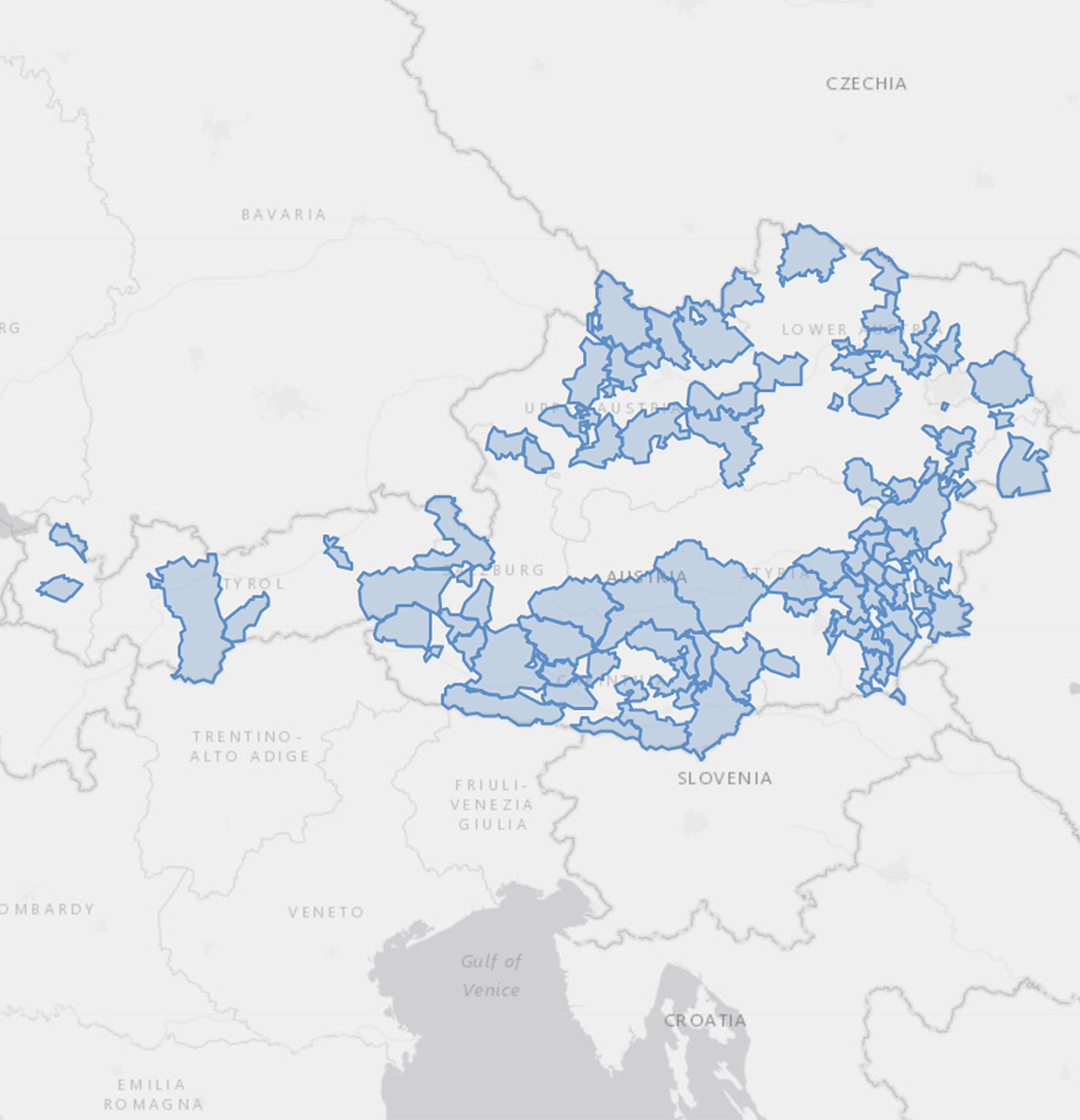 KEM Regionen Österreich